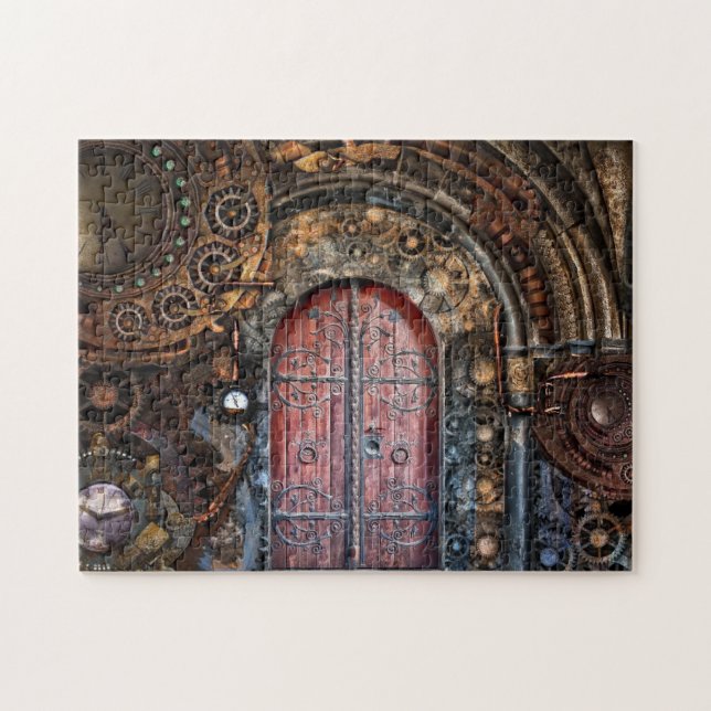 Steampunk-Tür-Puzzle Puzzle (Horizontal)