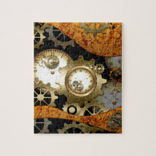 Steampunk, Uhren und Gänge Puzzle