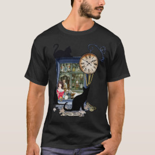 Steampunk-Uhrengeschäft im alten Amsterdamer T - S T-Shirt