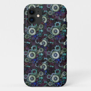 Steampunk-Uhrenteile - lila Druck von LeahG Case-Mate iPhone Hülle