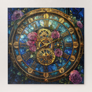 Steampunk-Uhrturm-Rätsel Puzzle