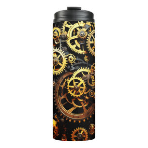 Steampunk-Uhrwerk Gears 1004 Thermosbecher
