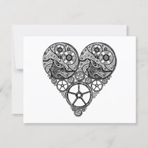 Steampunk-Uhrwerke und Verlobtes Getriebeherz