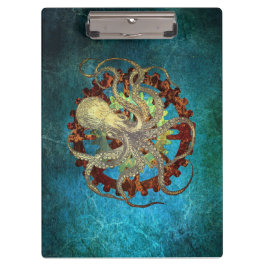 Steampunk- und Uhrwerk Klemmbrett