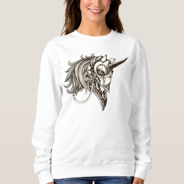 Steampunk Unicorn Sweatshirt (Vorderseite)