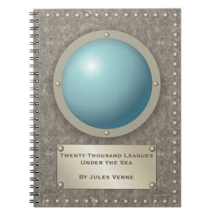 Steampunk Unterseeboot hublot Notizblock