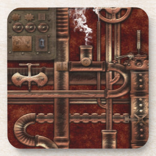 Steampunk Untersetzer-Set Getränkeuntersetzer