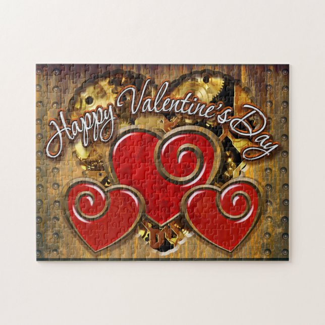 Steampunk Valentine 3 Puzzle (Horizontal)