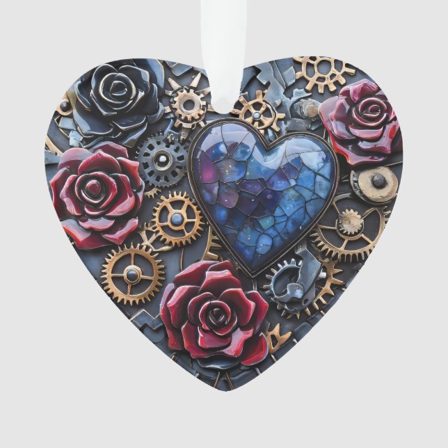 Steampunk Valentine Ornament (Vorderseite)
