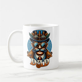 Steampunk Vater Kaffeetasse