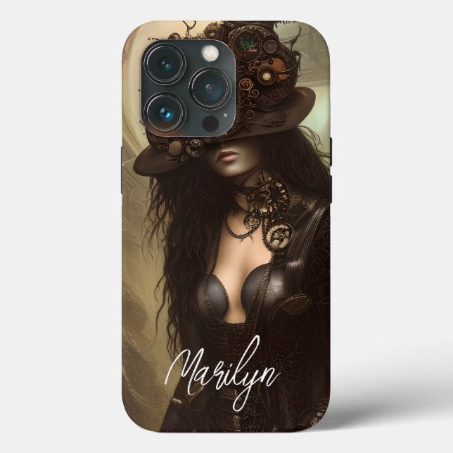 Steampunk verborgen Ihre Augen Original Artwork Case-Mate iPhone Hülle (Rückseite)