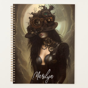 Steampunk verborgen Ihre Augen Original Artwork Planer