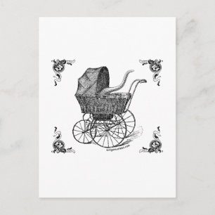 Steampunk-Victorian-Cthulhu-Baby Postkarte