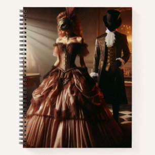 Steampunk-Victorian-Fantasy-Art-Masquerade  Notizbuch
