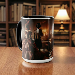 Steampunk-Victorian-Fantasy-Art-Masquerade  Tasse