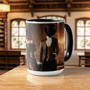 Steampunk-Victorian-Fantasy-Art-Masquerade Tasse