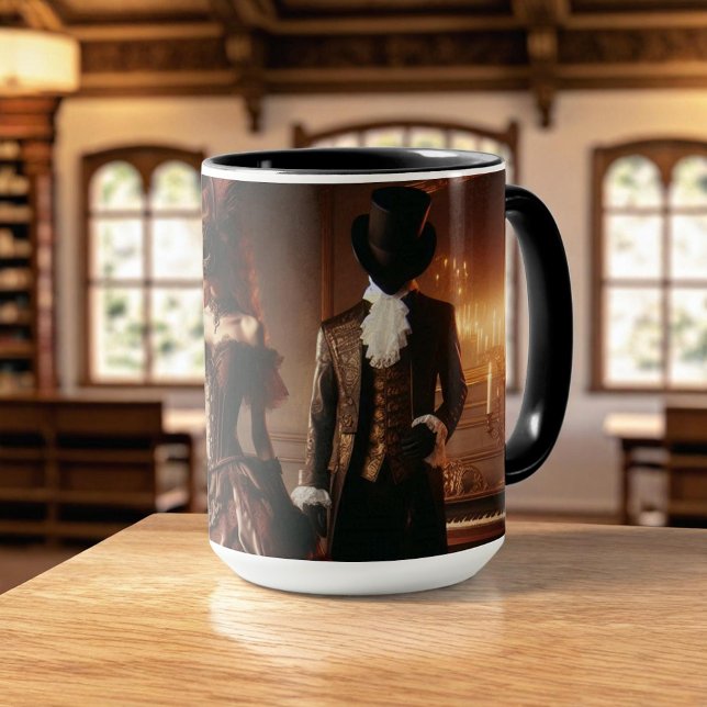 Steampunk Victorian Fantasy Art Masquerade  Tasse (Von Creator hochgeladen)