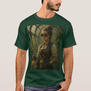 Steampunk-Victorian-Gärtner-Kunst T-Shirt