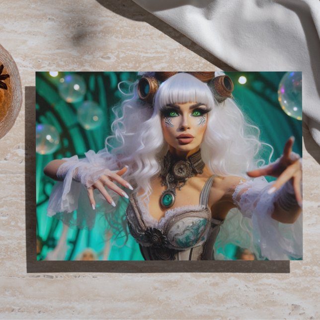 Steampunk-Victorian-Zukunftstänzerin Seidenpapier (Von Creator hochgeladen)