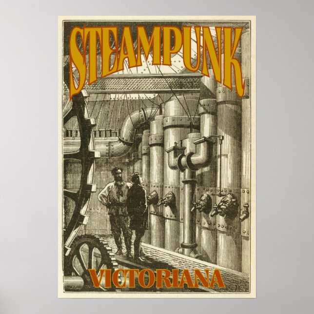 Steampunk Victoriana Poster (Vorne)