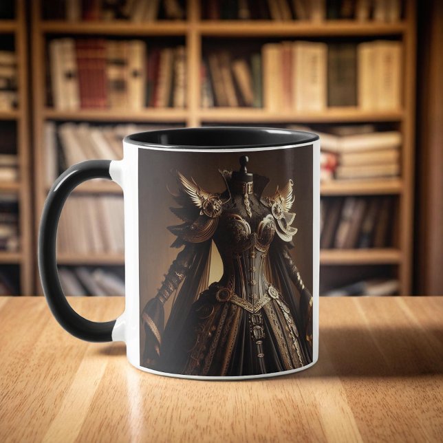 Steampunk Viktorianisch Black and Gold Empress Gow Tasse (Von Creator hochgeladen)