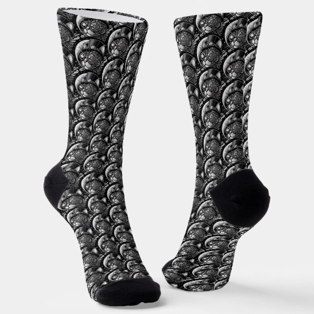 Steampunk Viktorianisch Cat Socken (Gewinkelt)