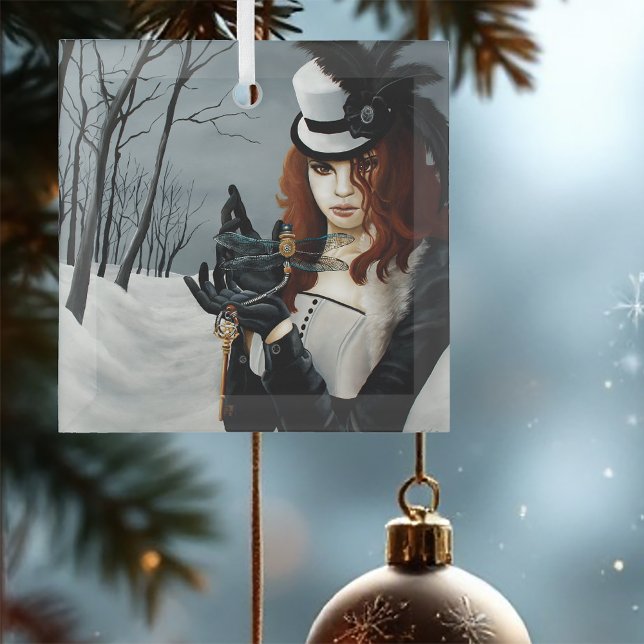 Steampunk Viktorianisch Dragonfly Ornament Aus Glas (Von Creator hochgeladen)