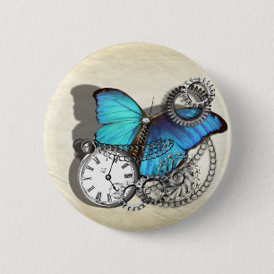 Steampunk Viktorianisch Gears Button