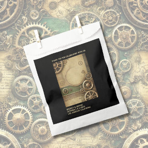 Steampunk Viktorianisch Gearwork Wedding danke Geschenktütchen