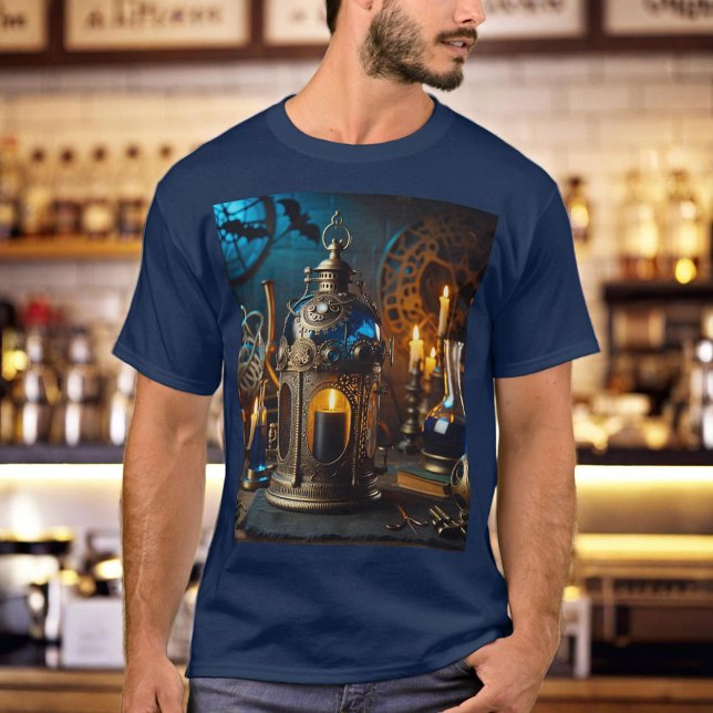 Steampunk Viktorianisch Gothic Scientists Labrador T-Shirt (Von Creator hochgeladen)