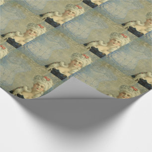 Steampunk Viktorianisch Lady Corset Wrapping Paper Geschenkpapier