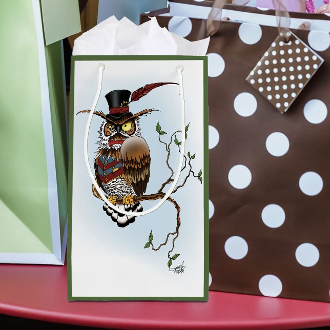 Steampunk Viktorianisch Owl Kleine Geschenktüte (Von Creator hochgeladen)