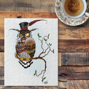 Steampunk Viktorianisch Owl Puzzle