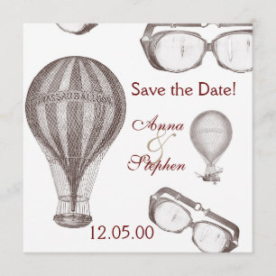 steampunk viktorianisch Save the Date