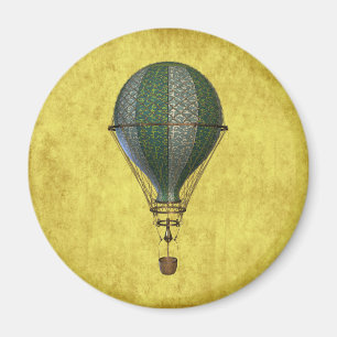 Steampunk viktorianischer Ballon Magnet