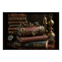 Steampunk Vintag Books