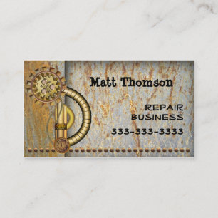 Steampunk Vintag Business Card Visitenkarte