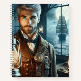 Steampunk Vintag Viktorianisch Lighthouse Keeper Notizbuch