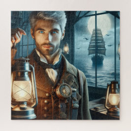 Steampunk Vintag Viktorianisch Lighthouse Keeper Puzzle