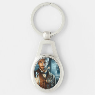 Steampunk Vintag Viktorianisch Lighthouse Keeper Schlüsselanhänger