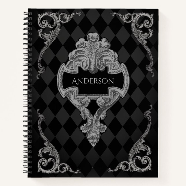 Steampunk Vintag Viktorianisch Personalisiert Notizbuch (Vorderseite)