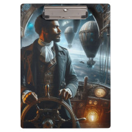 Steampunk Vintag Viktorianisch Space Air Captain Klemmbrett