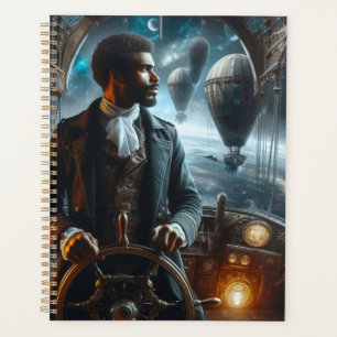 Steampunk Vintag Viktorianisch Space Air Captain Planer