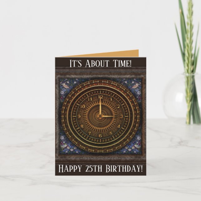 Steampunk-Vintage, altmodische Kupferklemme (Vorderseite)