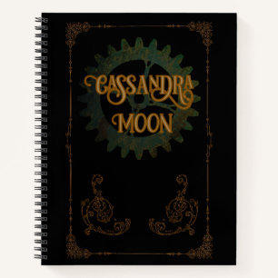 Steampunk Vintage Antik Personalisiert Notizbuch