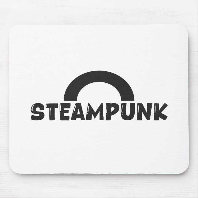 Steampunk Vintage Kunst – Elegantes Mauspad (Vorne)