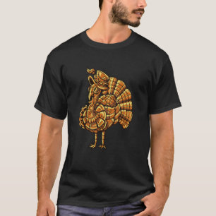 Steampunk Vintage Pfauen Vogel T-Shirt