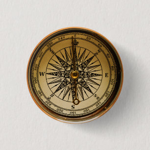 Steampunk Vintage- und historisches Thema Button