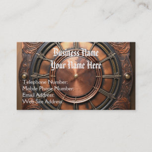 Steampunk Vintage- und viktorianisches Thema Visitenkarte