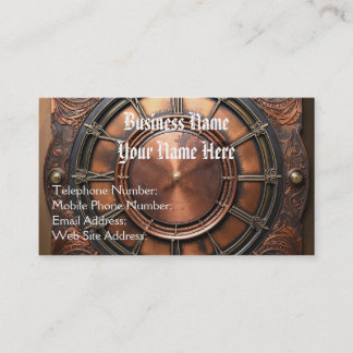 Steampunk Vintage- und viktorianisches Thema Visitenkarte